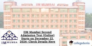 IIM Mumbai Second Admission Test (Online) Starts on December 22, 2024; Check Details Here